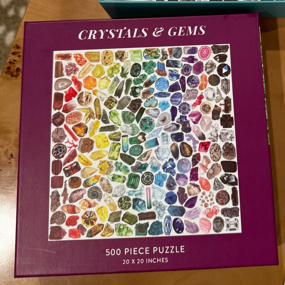 Galison Crystals & Gems 500 Piece Puzzle